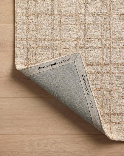Loloi Chris Loves Julia Polly Collection POL-10 Khaki/Sand 8'-6" x 11'-6" Area Rug