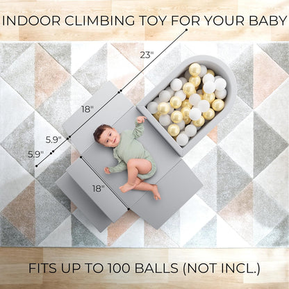 ZICOTO Climbing Toy (Gray) *Balls Not Included*