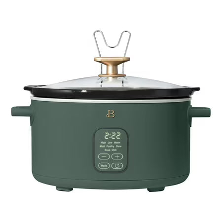 Beautiful 6 Qt Programmable Slow Cooker, Thyme