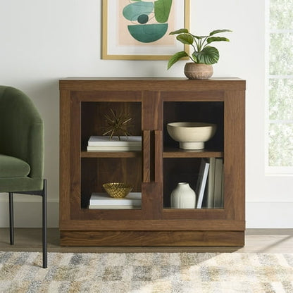 Better Homes & Gardens Ezra Cabinet, Warm Walnut