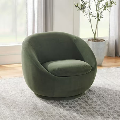 BHG Mira Olive Green Swivel Chair