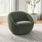BHG Mira Olive Green Swivel Chair