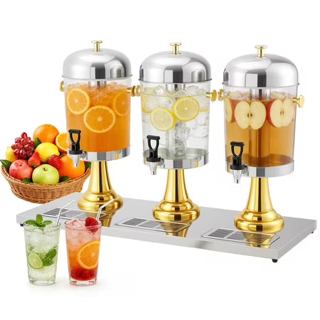 Bev Dispenser 6.6 Gal Stainless Steel w/ Spigot
