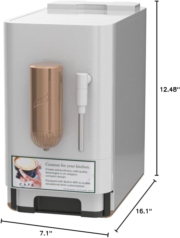 Cafe Affetto Automatic Espresso Machine & Milk Frother with Built In