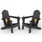 Folding Adirondack Chair (Set of 2) Black