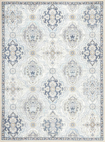 TOWN & COUNTRY EVERYDAY Rein Solid Diamond Everwash™ Washable Area Rug with Non-Slip Backing, Pet Friendly Rug, Grey, 6'6"x9'6"