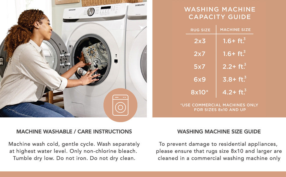 TOWN & COUNTRY EVERYDAY Rein Solid Diamond Everwash™ Washable Area Rug with Non-Slip Backing, Pet Friendly Rug, Grey, 6'6"x9'6"