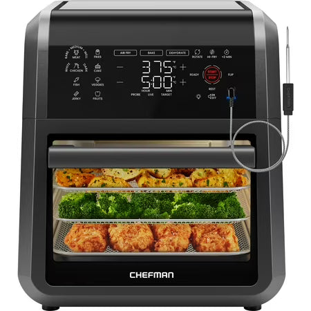 Chefman 12 qt Air Fryer, Black - Auto Shutoff