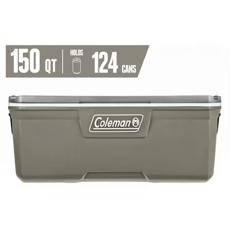 Coleman Classic 150 QT Hard-Sided Cooler, Silver