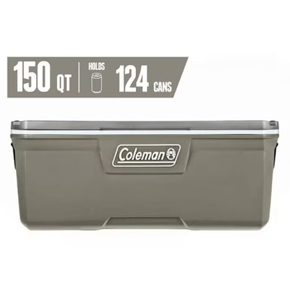 Coleman Classic 150 QT Hard-Sided Cooler, Silver