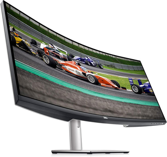 Dell S3422DW Curved Monitor - 34-inch WQHD (3440 x 1440) Display, 1800R Curved Screen