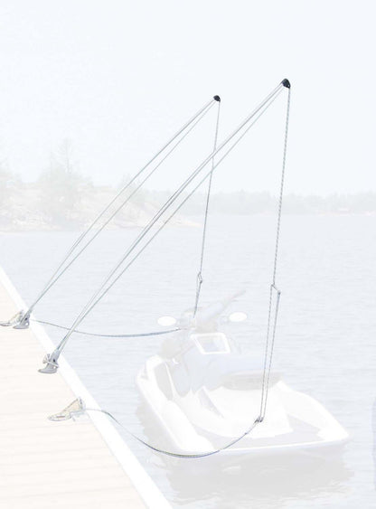 Dock Edge + Mooring Whip 12-Feet with Lines and Hardware, 5000-Pound