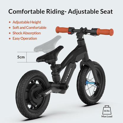5TH WHEEL K8 Electric Bike for Kids, 250W Electric Balance Bike Ages 3-5 Years Old,