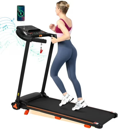 EUROCO 300 LBS Portable Folding Treadmill