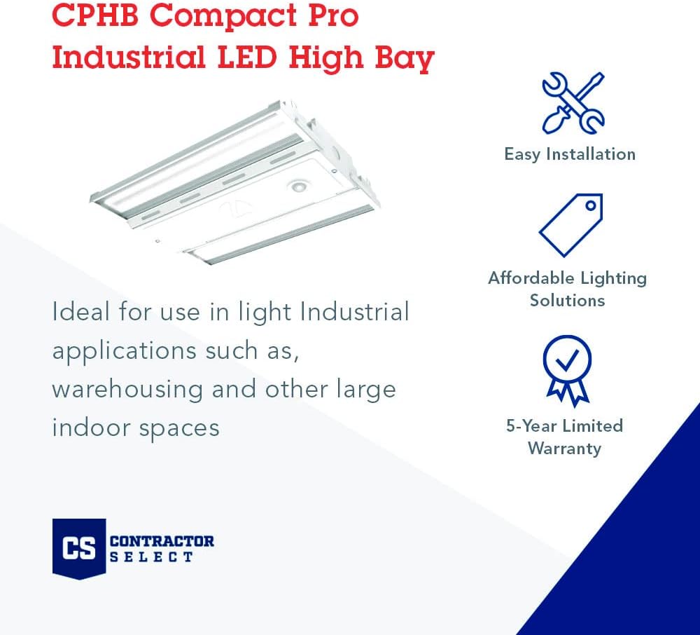 Lithonia Lighting CPHB Compact PRO LED High Bay Light, 30000 Lumens, 5000K