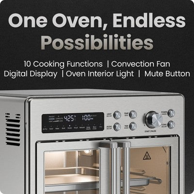 Chefman French Door 10-in-1 Oven Air Fryer