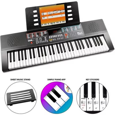 RockJam 61-Key Full Size Keyboard Piano RJ640
