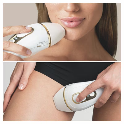 Braun Silk·expert Pro 5 PL5137 IPL, At-Home Hair Removal System, White&Gold