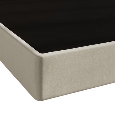 Home Design Warren Queen 8" Metal Box Spring, Black/Warm Gray