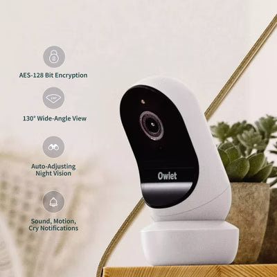 Owlet Dream Duo 2 Baby Monitor - Dusty Rose