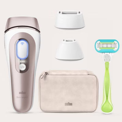 Braun Skin i-Expert PL7243 IPL Device Laser Hair Removal Kit with 3 Smart Heads and Soft Vanity Case