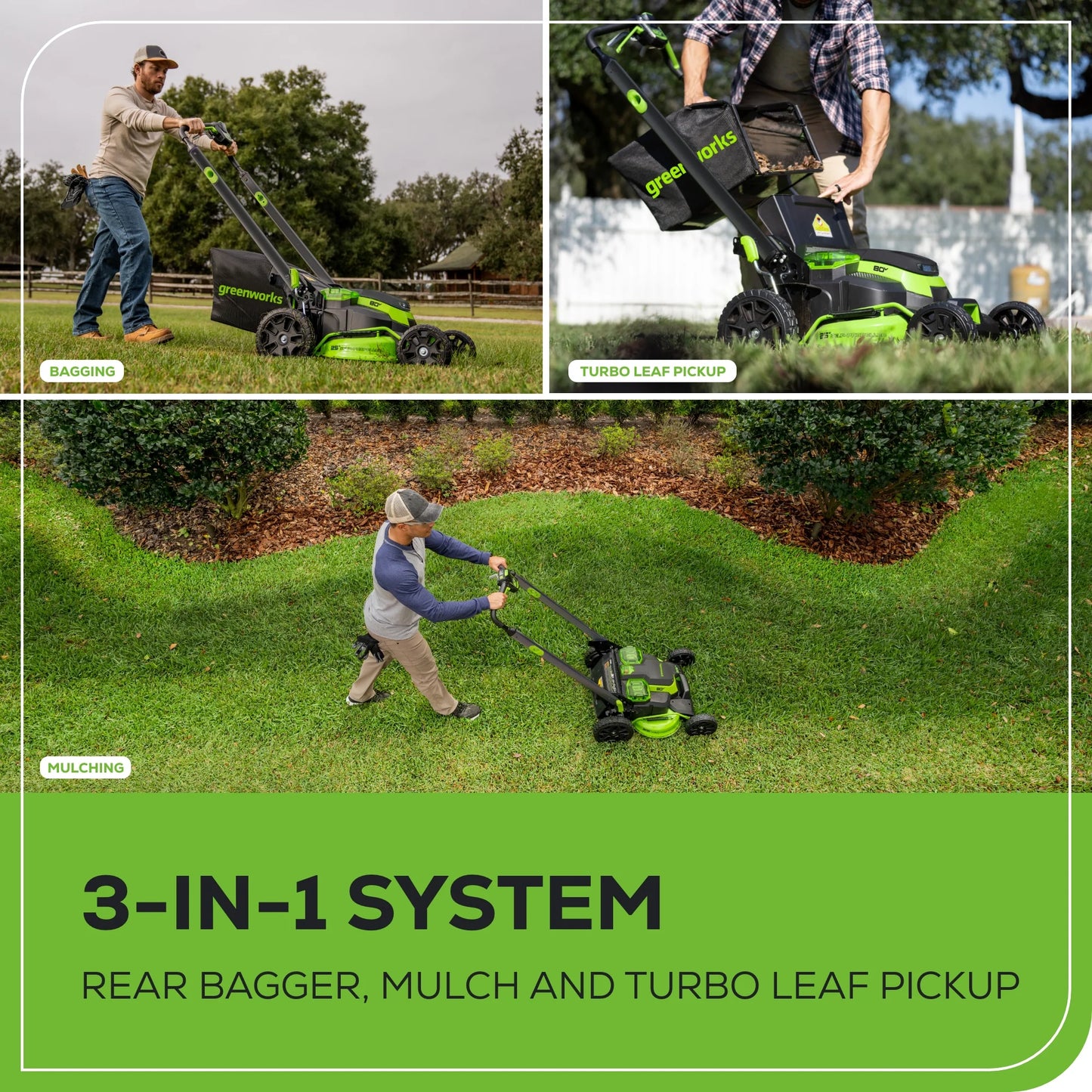 80V 25" Cordless Battery Brushless Dual Blade Self-Propelled Mower