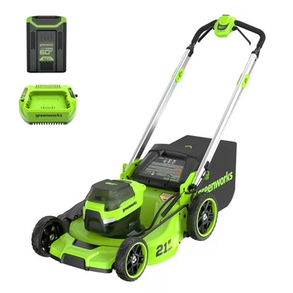 Greenworks 60V 21" Push Lawn Mower + Battery