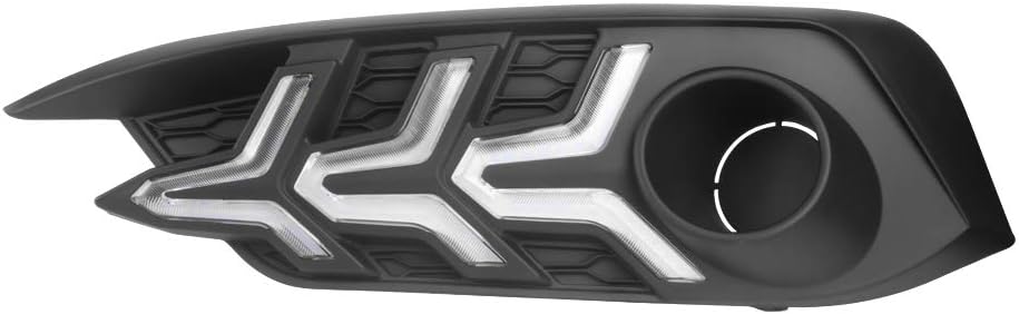Daytime Running Lights Compatible with Honda Civic 10th 2016-2018 Sedan, LED DRL Assembly Driving Lamp Kit with Turn Signal Lights