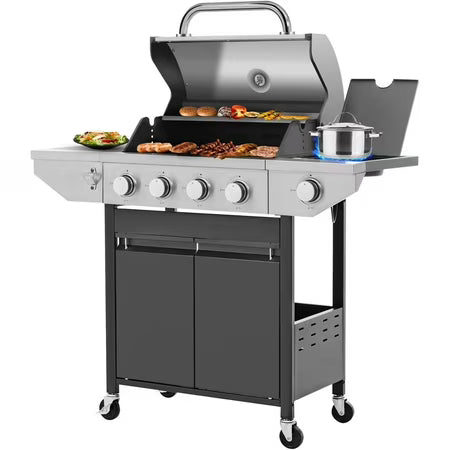 HIGHSOUND 4-Burner Propane Grill 46700 BTU