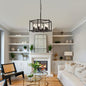 Black Chandeliers for Dining Room 6-Light