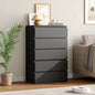 LAFGUR 5-Drawer Dresser, Black Storage Cabinet