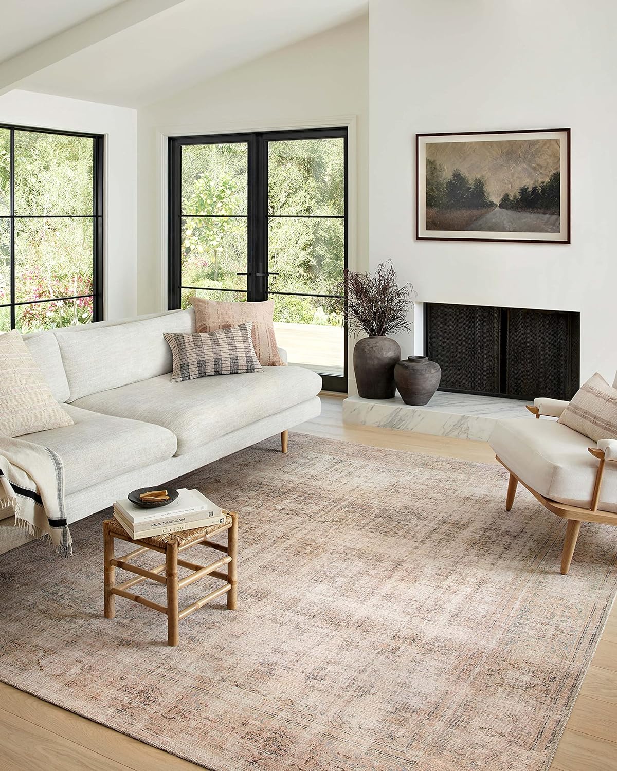 Loloi Amber Lewis x Georgie Ocean/Sand 7'-6" x 9'-6" Area Rug