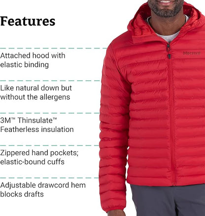 MARMOT Men's Echo Featherless Hoody LARGE