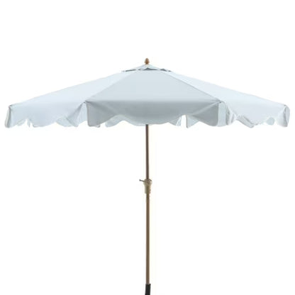 My Texas House 9ft Round Patio Umbrella, Blue