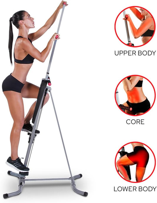MaxiClimber 2.0 Vertical Climber ERS (Elastic Resistance System) - Easy to Assemble