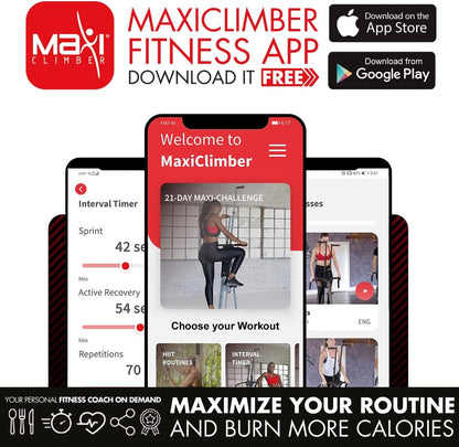MaxiClimber 2.0 Vertical Climber ERS (Elastic Resistance System) - Easy to Assemble