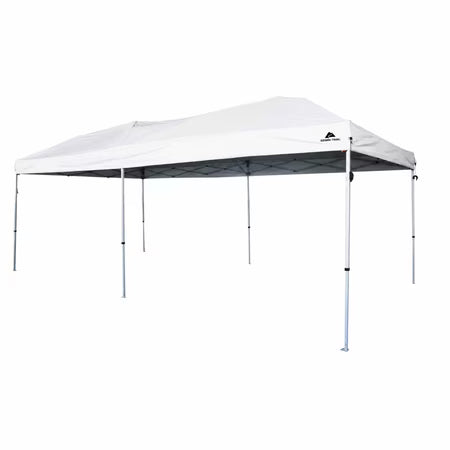 Ozark Trail 20x10 White Pop-up Canopy with Bag