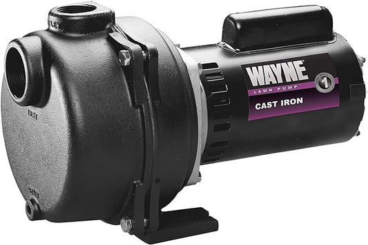 Wayne Horsepower, Green WLS200 2 HP Cast Iron High Volume Lawn Sprinkling Pump