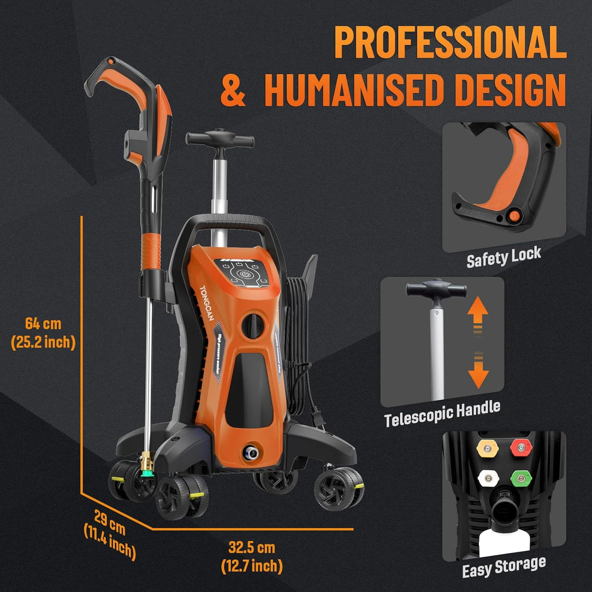 Electric Pressure Washer 5000 PSI 3.2 GPM Power Washer