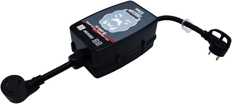 Power Watchdog PWD30EPO, Bluetooth Surge Protector with Auto Shutoff, 30 Amp, Portable