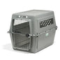 Petmate Sky Kennel IATA Airline Friendly Dog Crate Plastic Travel Pet Carrier, Jumbo XXL 48 for Dogs 90-125 lb, Gray