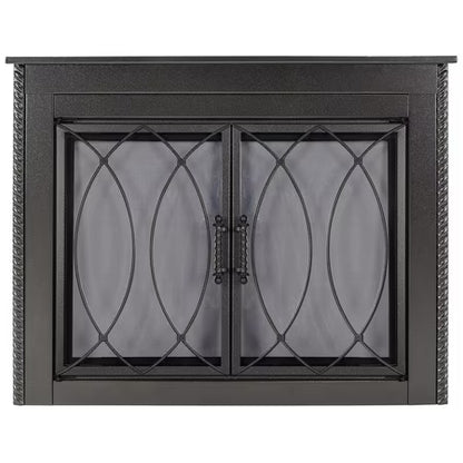 Pleasant Hearth Amherst Fireplace Glass Door