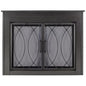Pleasant Hearth Amherst Fireplace Glass Door