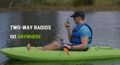 Motorola Solutions Talkabout T600 H2O Rechargeable Two-Way Radios, 2 Pack, - Green/Black