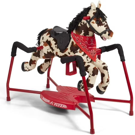 Radio Flyer Freckles Plush Riding Horse for Kids