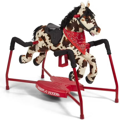 Radio Flyer Freckles Plush Riding Horse for Kids