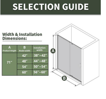 Victoria 38-42 in. W x 71 in. H Pivot Swing Framed Shower Door in