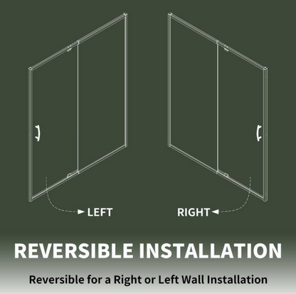 Victoria 38-42 in. W x 71 in. H Pivot Swing Framed Shower Door in