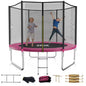 SKOK 10ft Pink Trampoline with Ladder