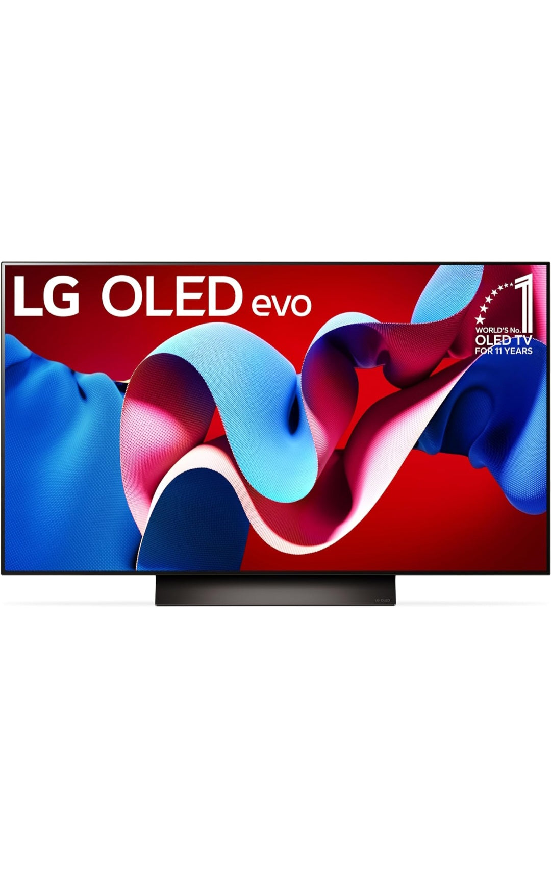 LG 48-Inch Class OLED evo C4 Series Smart TV 4K Processor Flat Screen with Magic Remote AI-Powered with Alexa Built-in (OLED48C4PUA, 2024)